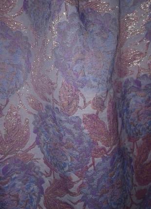 Шикарная юбка парчая юбка liqurish вынтаж9 фото