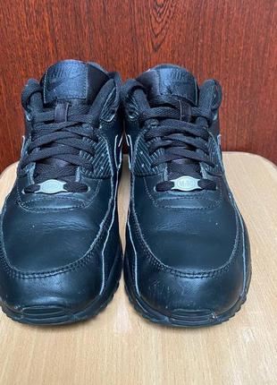 Мужские кроссовки nike air max 90 leather black3 фото