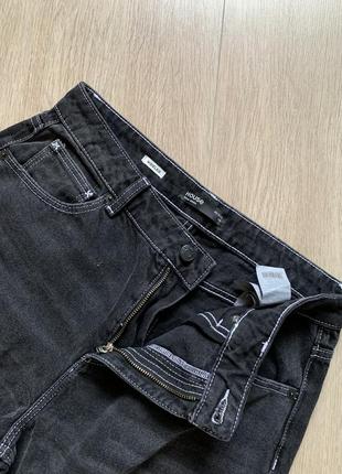Широкі джинси чорного кольору3 фото