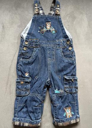 Джинсовий комбінезон tu ком без з підкладкою джинс 6-9місяців