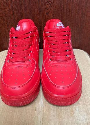 Женские кроссовки nike id air force 1 all leather3 фото