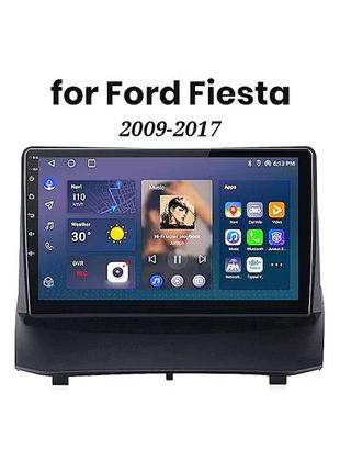 Магнітола android ford fiesta 2009-2017, 2/32, 4 ядра + рамка!