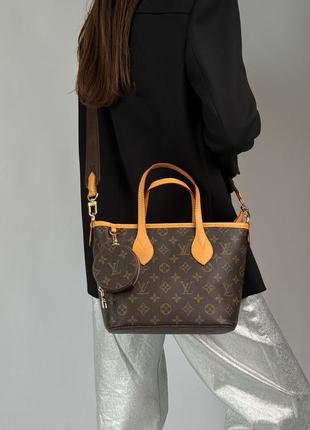 Сумка в стилі lv neverfull damier canvas 2