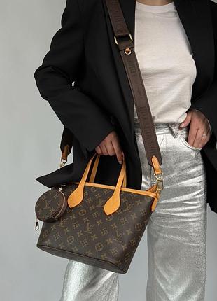 Сумка в стилі lv neverfull damier canvas 4