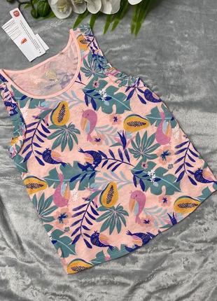Цветочная майка для девочки