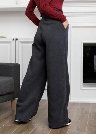 Утепленные флисом широкие штаны, размера s, m, l, xl4 фото