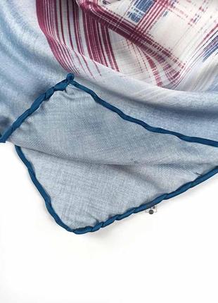 Шелковый платок нежный атлас ручной роуль новый качественный7 фото