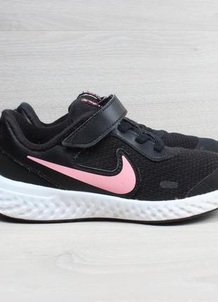 Легкі дитячі спортивні кросівки на липучці nike revolution оригінал, розмір 30