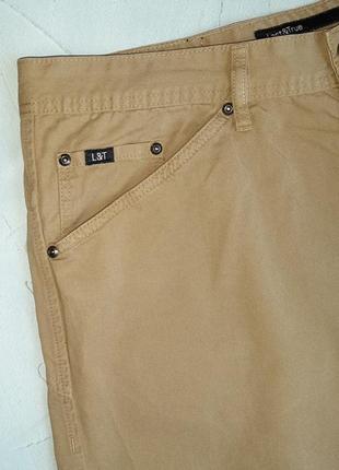 🌿1+1=3 фірмові завужені гірчичні чоловічі джинси l&t, розмір 50 - 525 фото