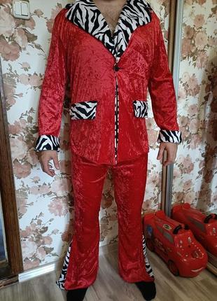 Карнавальный костюм сутенер аниматор косплей . m,l . до 185 см