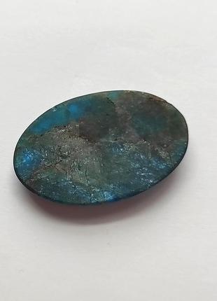 Апатит полупрозрачный натуральный камень кабошон для создания украшений5 фото
