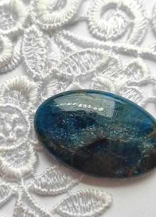 Апатит полупрозрачный натуральный камень кабошон для создания украшений2 фото