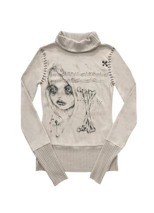 Лонгслив кофта с принтом / dollskill лоза anime неформальная new rock demonia гот альт unif diesel y2k demonia vivienne westwood6 фото