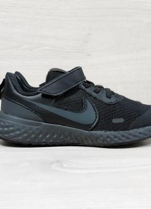 Легкі дитячі спортивні кросівки на липучці nike revolution оригінал, розмір 31