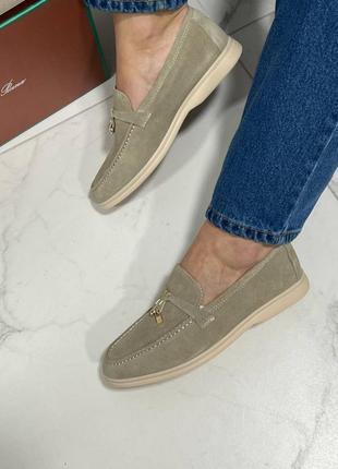 Лоферы loro piana 36-40 полномерные