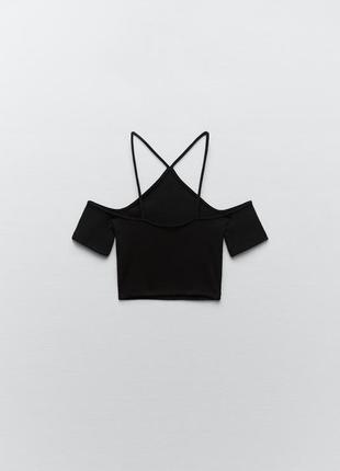 Трендовый топ в рубчик zara, новая коллекция, размер м4 фото