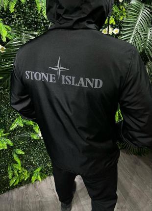 Мужская куртка ветровка премиум качества в стиле stone island5 фото