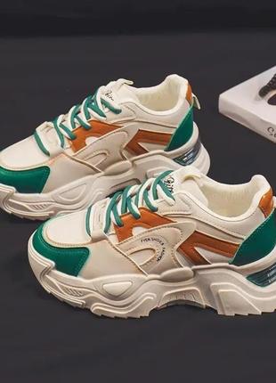 Кроссовки 37 р - 23,5 - 24 см, кроссовки жеэнкиэ эко кожу, демисезон