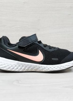 Легкі дитячі спортивні кросівки на липучці nike revolution оригінал, розмір 32