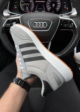 Мужские кроссовки adidas iniki gray black 41-42-45-468 фото