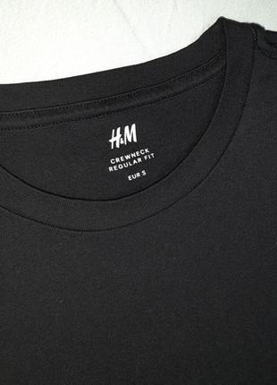 🎁1+1=3 фирменный базовый черный мужской лонгслив свитер h&amp;m, размер 44 - 465 фото