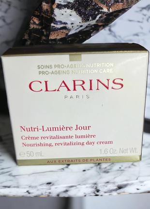 Clariнс nutri-lumière day cream денний омолоджувальний крем 50 мл