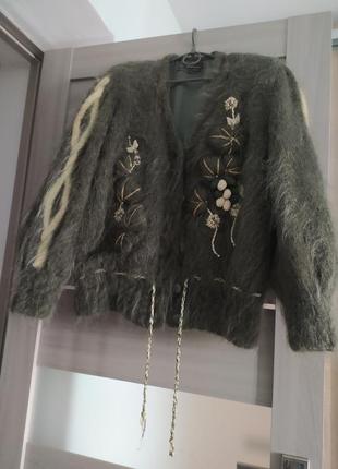 Эксклюзивный винтажный мохерный свитер