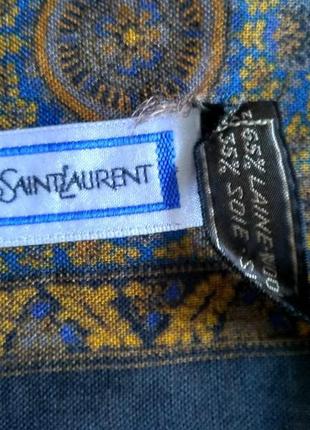 Yves saint laurent роскошный большой платок8 фото