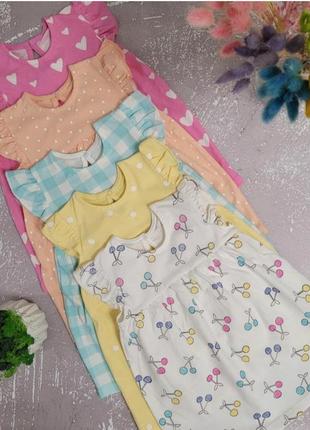 Новые. платье для девочки 9-12 мес, 12-18 мес. яркое летнее платечко на девочку