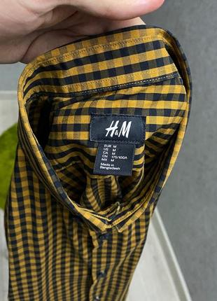 Клетчатая рубашка от бренда h&m5 фото