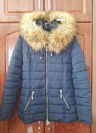 Зимняя куртка удлинённая