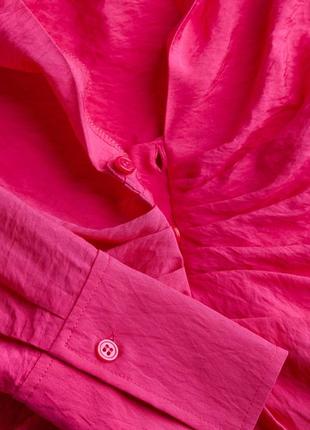 Стильная розовая рубашка от h&amp;m2 фото