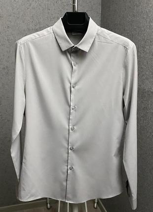 Сіра сорочка від бренда asos2 фото