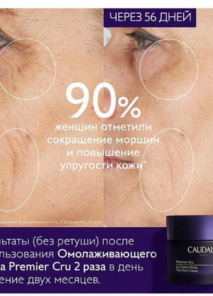 Набор для лица caudalie premier cru the rich cream vinosource-hydra s.o.s thirst-quenching serum2 фото