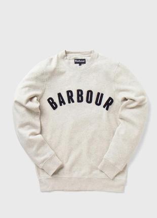 Barbour кофта світшот на флісі з логотипом р. xxl або оверсайз