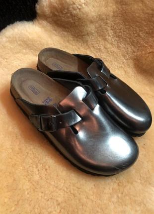 #22 birkenstock boston оригінал. шкіра.