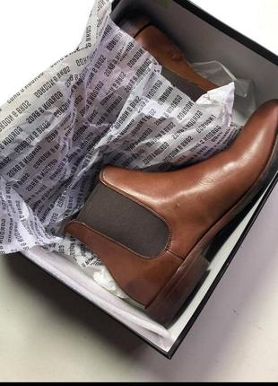 Идеальные кожаные демисезонные ботинки известного бренда мужской обуви из нижочки gordon &amp; bros5 фото