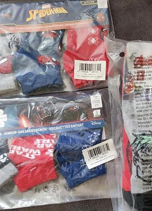 Носки, носки спайдермэн,месители, звездные войны