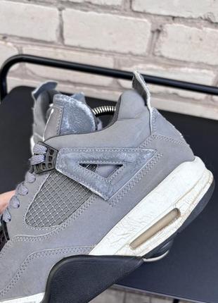 Кроссовки nike air jordan 4 retro cool grey 20045 фото