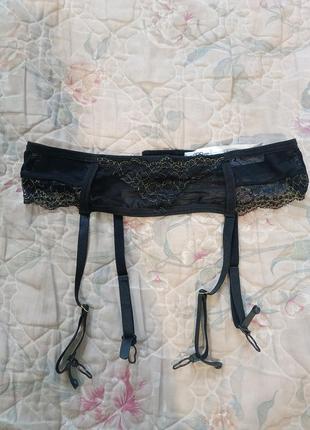 Шикарный кружевной сексуальный пояс для чулок, подвязки3 фото