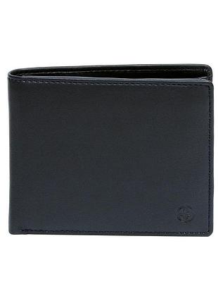 Шкіряне портмоне cortina 5013 nero чорний
