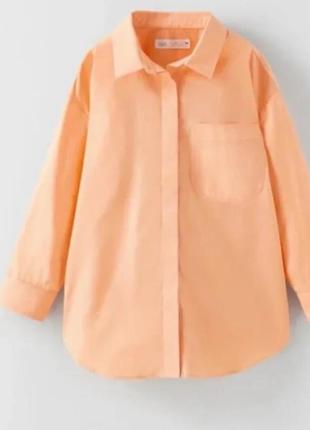 Рубашка zara 9 років 134см