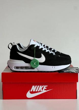 Кросівки nike air max dawn black white5 фото