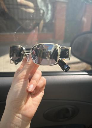 Сонцезахисні окуляри з кільцем . срібна та золота оправами8 фото
