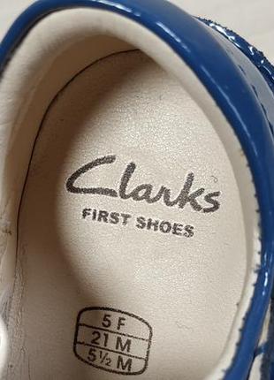 Туфлі для дівчинки clarks first shoes оригінал, розмір 217 фото