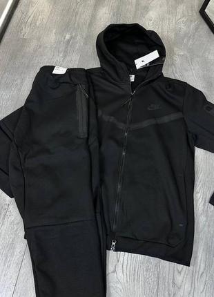 Спортивний костюм nike tech fleece black3 фото