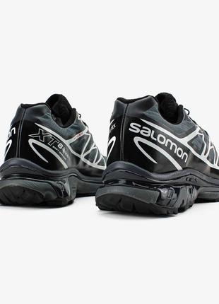 Salomon xt-6 gtx 'black silver'2 фото