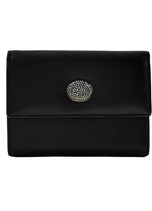 Шкіряне портмоне swarovski 500n nero чорний