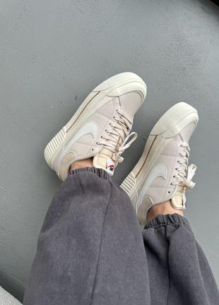 Nike court legacy beige white, кроссовки найк женские бежевые, кроссовки женские бежевое весна - осень10 фото