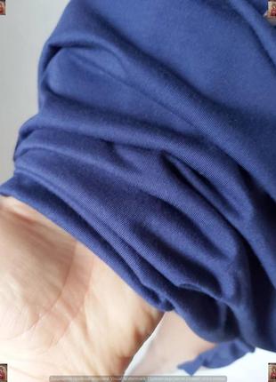 Фірмова wolford простора блуза на 50% бавовна і 50% віскоза в синьому, розмір 6-7хл7 фото
